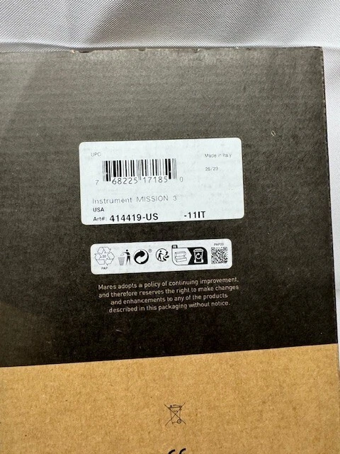 Consola de buceo Mares Instrument Mission 3 con brújula *Nueva Foto 2 de 4