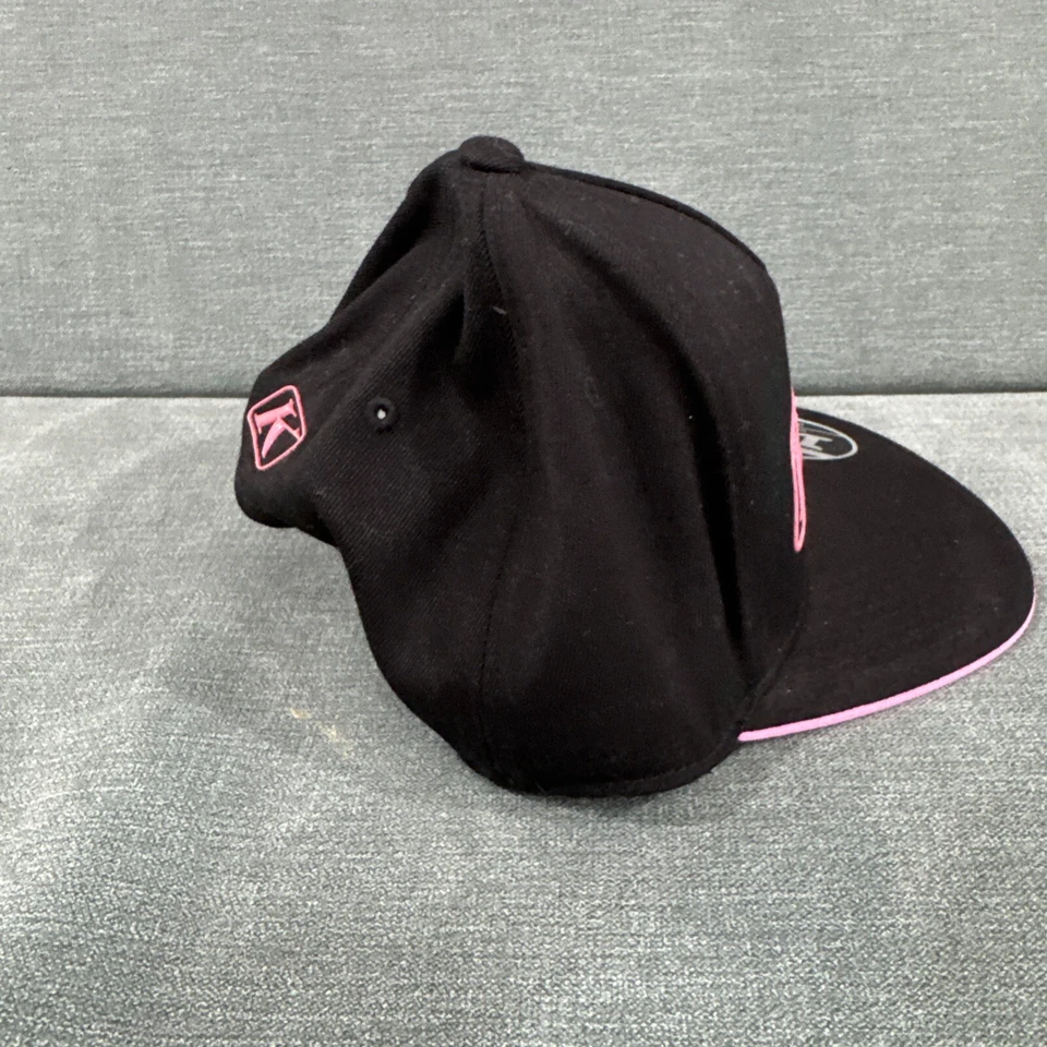 KLIM CORP HAT SNAPBACK KLIM SNOWMOBILE HAT PINK KLIM LOGO HAT USED - Image 4 of 4