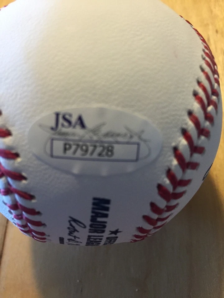 Vincent Velasquez Phillies Autograph Signed OMLB Baseball COA JSA - Image 3 of 4