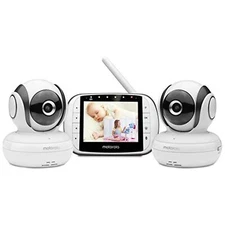Motorola MBP36S-2 Video Baby Monitor -Two Cameras, 3.5" LCD Color Screen