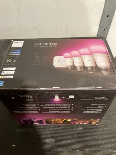 Philips - Hue 75W A19 Smart LED Starter Kit - White and Color Ambiance - 第 6/6 張圖片
