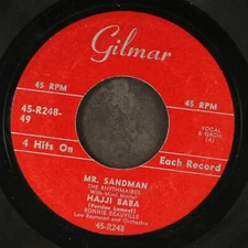 RHYTHMAIRES ETC.: mr. sandman / +3 GILMAR 7" Single 45 RPM