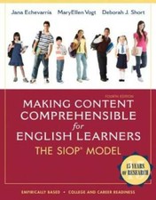 Making Content Comprehensible for English Learners: The SIOP Model (4th E - GOOD