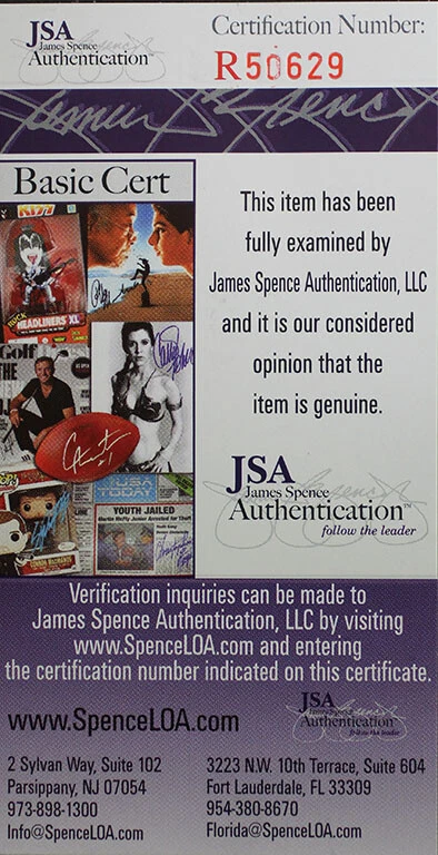 Michael Crabtree Autographed & Framed White Raiders Jersey Auto JSA COA - Image 3 of 4