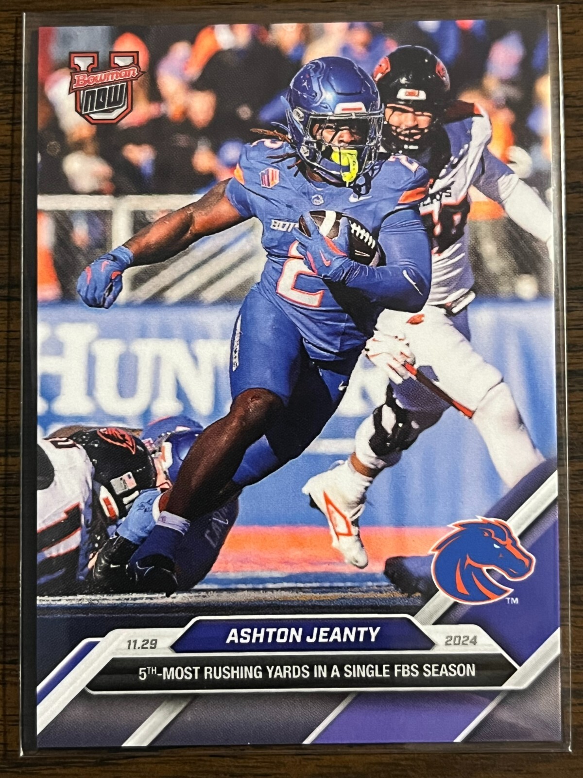 2024-25 Topps Bowman U Now NCAA #50 Ashton Jeanty Boise State Broncos