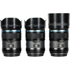Sirui Sniper f/1.2 Autofocus 3-Lens Kit (E Mount, Black)
