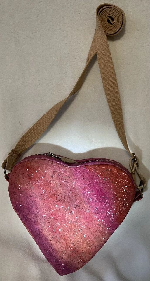 手工软木手提包-心形