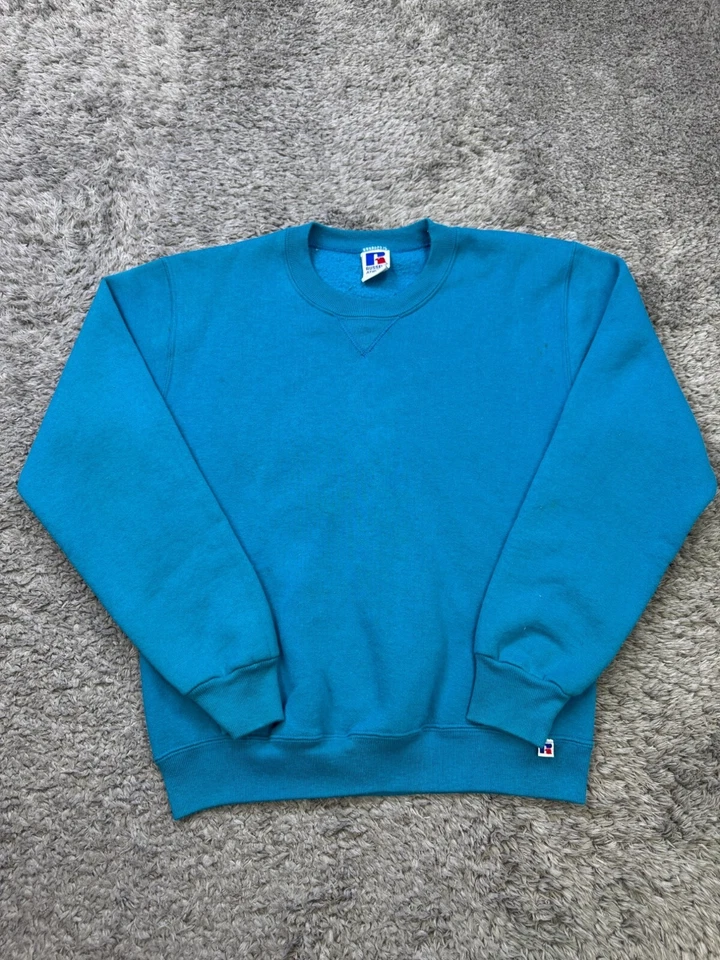 De Colección Russell Traje Atlético Adulto Pequeño Blanco Polar Sudadera Pantalones EE. UU. Foto 4 de 4