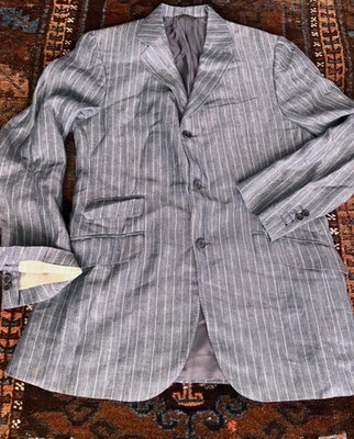 Beautiful VALSTAR 100% Herringbone Pinstripe Blazer Sz38R