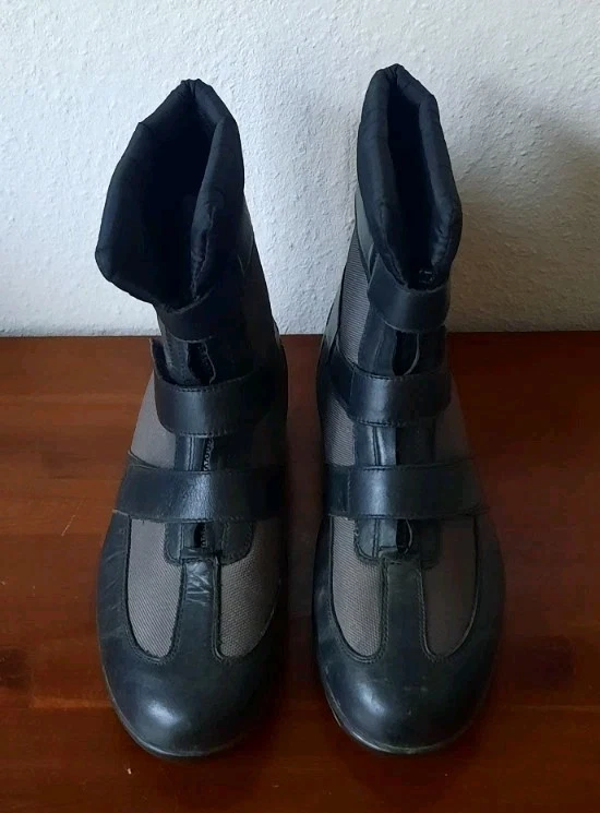 ⛳️ Golf Schuhe Stiefel BALLY GOLF Klett Reißverschluss Gr.41 Schwarz Grau  - Bild 4 von 4