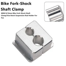 MINI 8/10mm Bike Fork-Shock Shaft Clamp/Vise block-Suspension Rod Holder For Fox