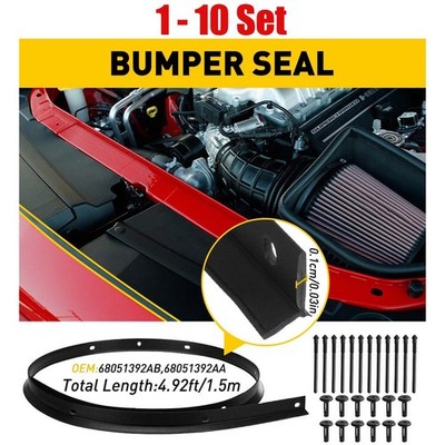 Front Hood Weatherstrip Bumper Seal Rivets 2008-18 1-10Set for Dodge Challenger