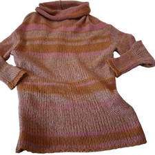 Free People Woman Size Extra Small Candy Stripe Tunic Dress Alpaca Blend