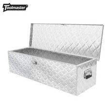 Casa rodante caja de herramientas de aluminio astilla 39"X13"X10" plataforma caja de herramientas de almacenamiento camioneta remolque