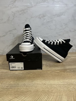 Converse CT All-Star Lift Platform Black Women's Sneakers 560845F Sz 5.5 New