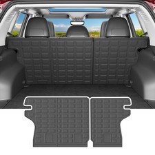 powoq Backrest Mat Compatible with 2017-2025 Jeep Compass TPE Rear Trunk Mat ...