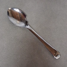 Sheffield Jam Jelly Relish Spoon Chrome Plate 5 1/8"