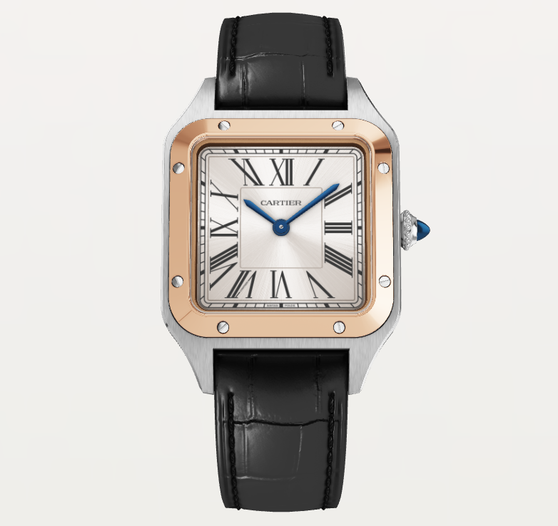 2026 NEW COMPLETE SET CARTIER SMALL SANTOS-DUMONT TWO TONE W2SA0038