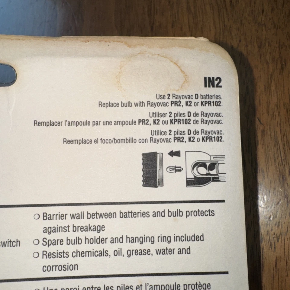 2 New RAYOVAC Industrial Flashlights High Integrity Beam Withstands 7’ Drop Test - Image 3 of 4