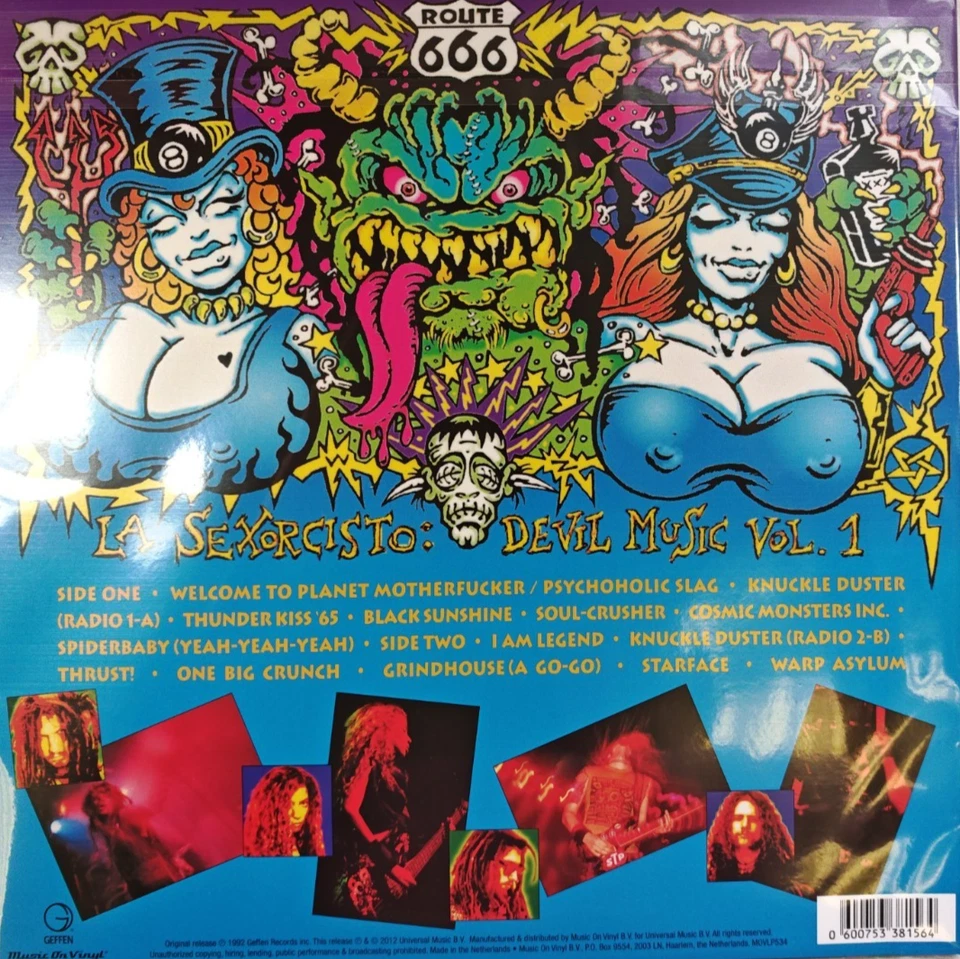 White Zombie La Sexorcisto Devil Music Vol 1 LP Album vinyl record remastered - Image 2 of 4