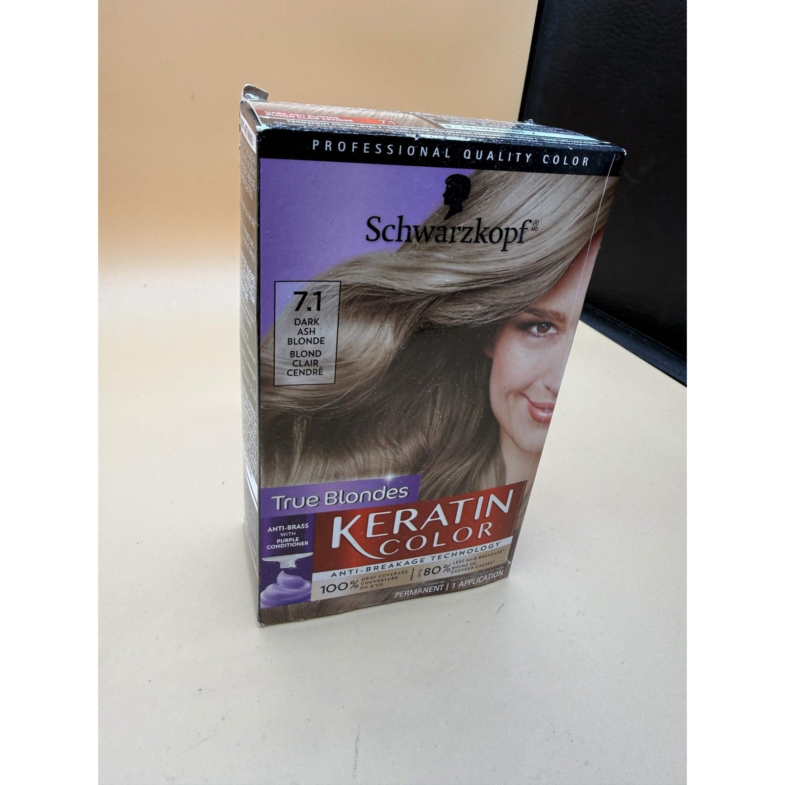 7.1 Dark Ash Blonde Permanent Hair Dye True Blondes