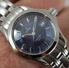 omega seamaster ladies watch generic box 1 yr gtee 26mm watch 2581.81 model