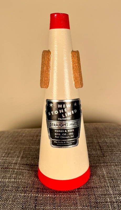 Humes & Berg Stone Lined Trumpet Straight Mute – Excellent – Vintage – Read