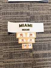 Miami Hurricanes Visor, Bumpers, Clip, Helmet Decals Football Clips Not Included