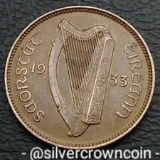 Ireland 🇮🇪 Eire 1/4 Penny Farthing 1933. KM#1. Quarter Cent coin. Woodcock. 