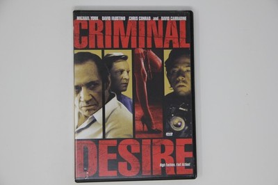 Criminal Desire DVD Michael York David Faustino