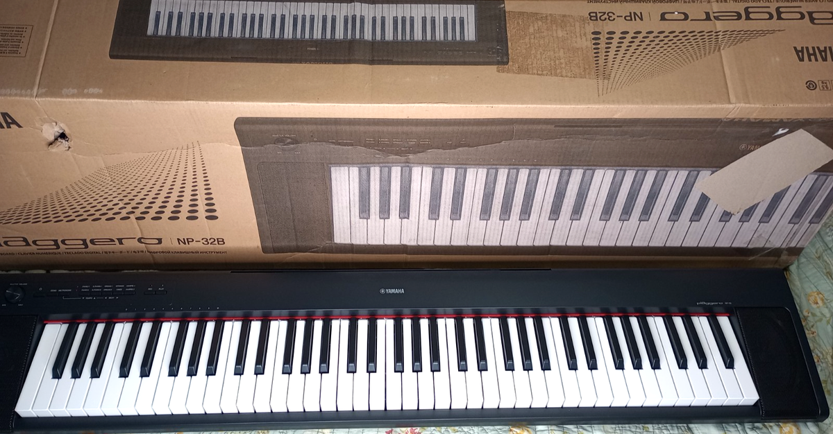 Yamaha NP32 Portable Digital Piano - Black for sale online | eBay