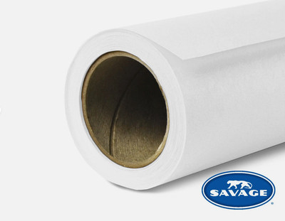 Savage Hintergrundkarton 2,72x11m, Farbe: Super White