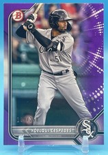 YOELQUI CESPEDES 2022 Bowman - Prospects #BP-87 Purple Border /250 (RC)