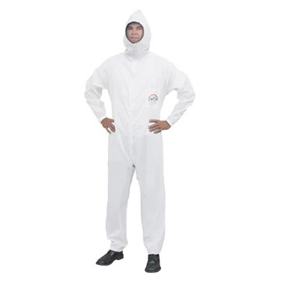 SAS Safety Moonsuit Nylon/Cotton Coverall, Full Zipper Front, Hood, Velcro - Image 2 of 3