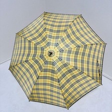 Burberrys Long Umbrella Nova Check Horse Logo Vintage Unisex