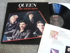 Queen Greatest Hits (No barcode) UK LP Bohemian Rhapsody EMI EMTV30 1981 EX/EX+