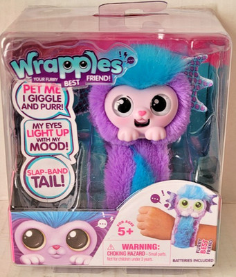 Little Live Pets WRAPPLES Shora Slap Band Tail With 50+ Sounds and Reactions