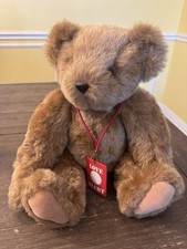 The Vermont Teddy Bear Company Plush Teddy Bear 15" Fully Jointed