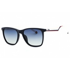 Fila Men's Sunglasses Blue Lens Acetate Square Shape Full Rim Frame SFI461 D82P