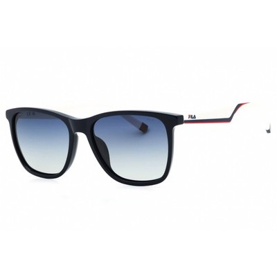 Fila Men's Sunglasses Blue Lens Acetate Square Shape Full Rim Frame SFI461 D82P