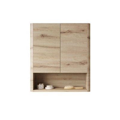 ZUNO 26'' Over Toilet Storage Cabinet, White Oak Plywood with Soft-Close