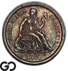1876 Seated Liberty Dime Choice Gem BU++