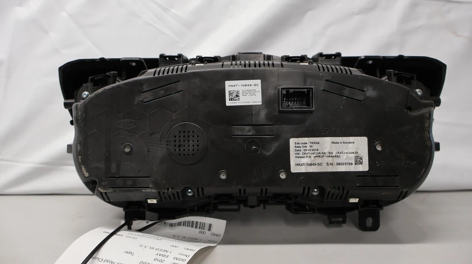 Ford Transit 350 2018-2019 velocímetro Speedo Cluster 140 k OEM Foto 2 de 4