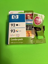 Genuine HP 92 93 Ink Cartridge Combo for HP6310 C3150 C3180 7850 Printer-OEM Ink