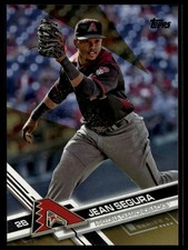 2017 Topps #123 Jean Segura Gold #/2017