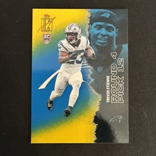 2025 Topps Signature Class Trevor Etienne #179 Blue & Yellow Rookie Panthers
