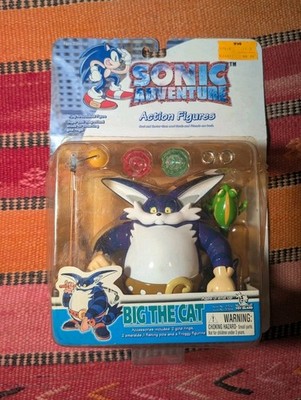 BIG THE CAT 6  FIGURE TOY ISLAND 2000 SEGA SONIC HEDGEHOG ADVENTURE W/ Tail
