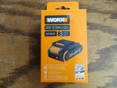 Worx 20V 2.0Ah Lithium PowerShare Battery SEALED  WA3669