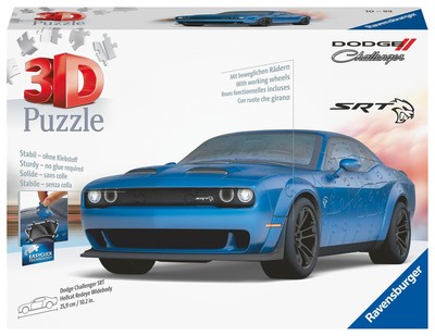 Ravensburger 3D Puzzle 11283 - Dodge Challenger SRT Hellcat Redeye Widebody -...