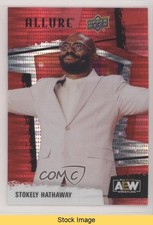 2022 Upper Deck Allure AEW Red Rainbow Malcolm Bivens Stokely Hathaway READ 1t0w